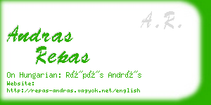 andras repas business card